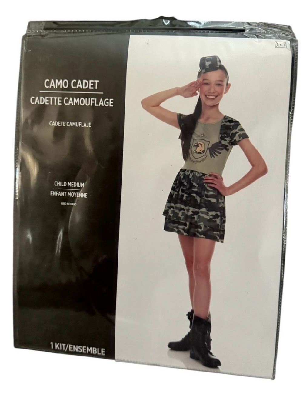 Camp Cadet Costume M 8-10